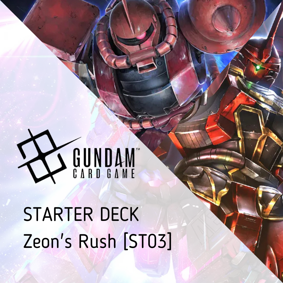 Gundam Card Game: ST03 Starter Deck Zeon's Rush1