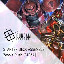 Gundam Card Game: ST03A ASSEMBLE Starter Deck Zeon's Rush1