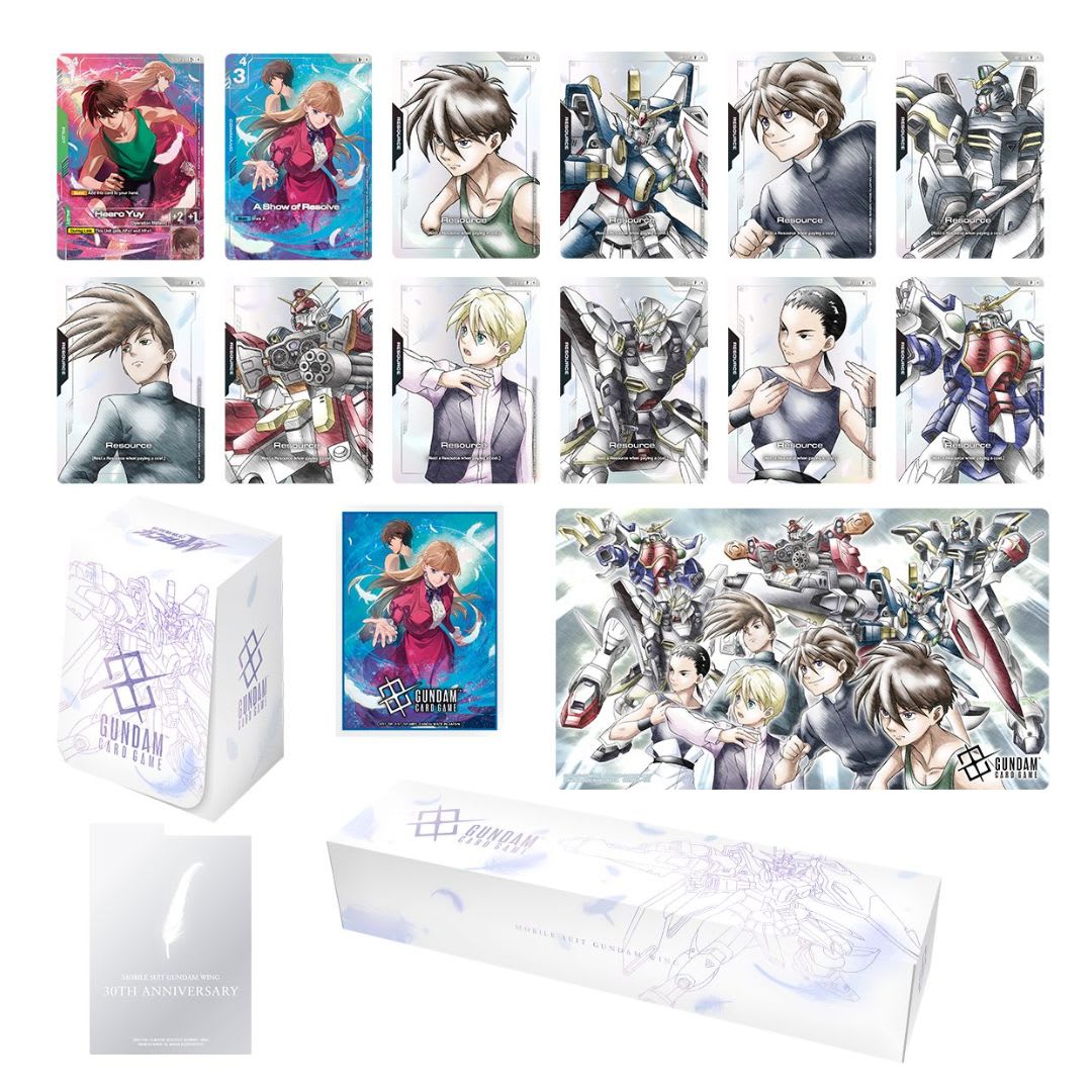 Gundam Card Game: Premium Accessory Set - Mobile Suit Gundam WING (PB01)1