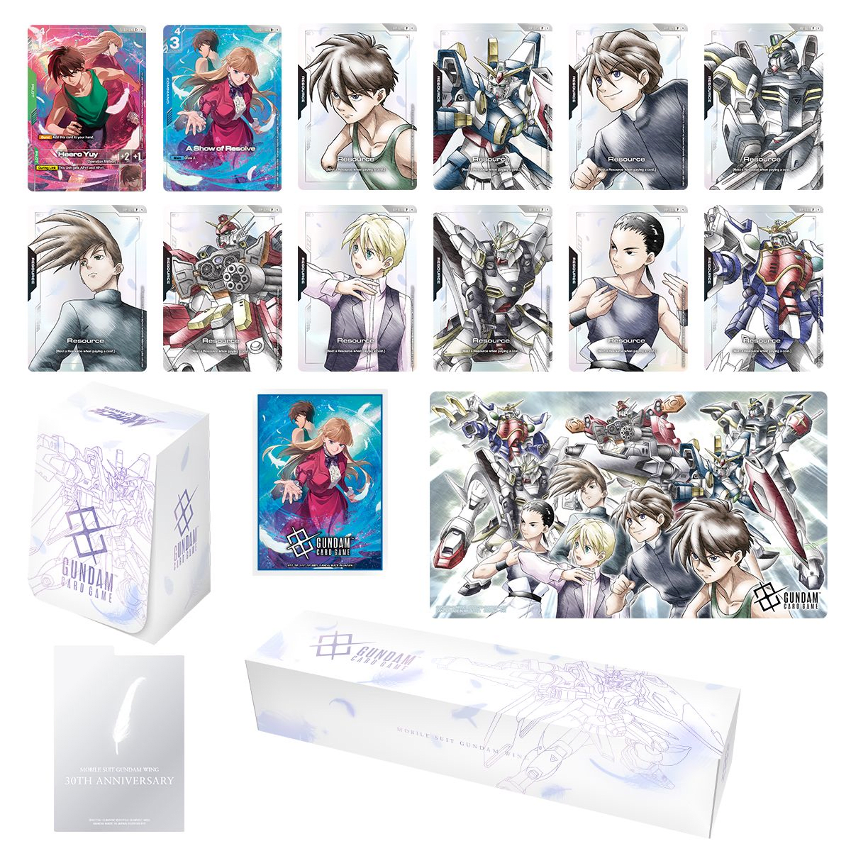 [PREVENTA] Gundam Card Game: Premium Accessory Set - Mobile Suit Gundam WING (PB01)2