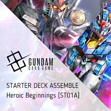 Gundam Card Game: ST01A ASSEMBLE Starter Deck Heroic Beginnings1