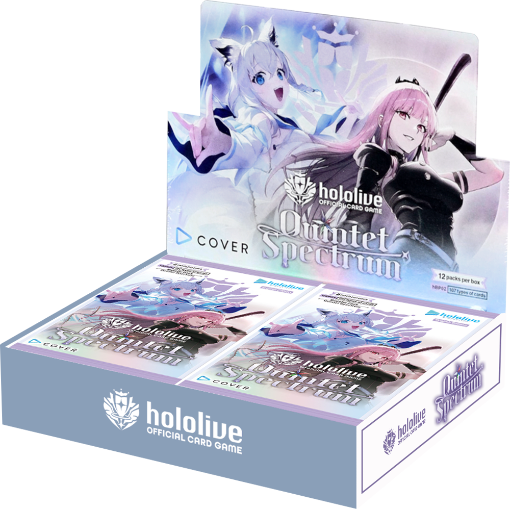 Hololive Card Game: hBP02 Quintet Spectrum Booster Display1