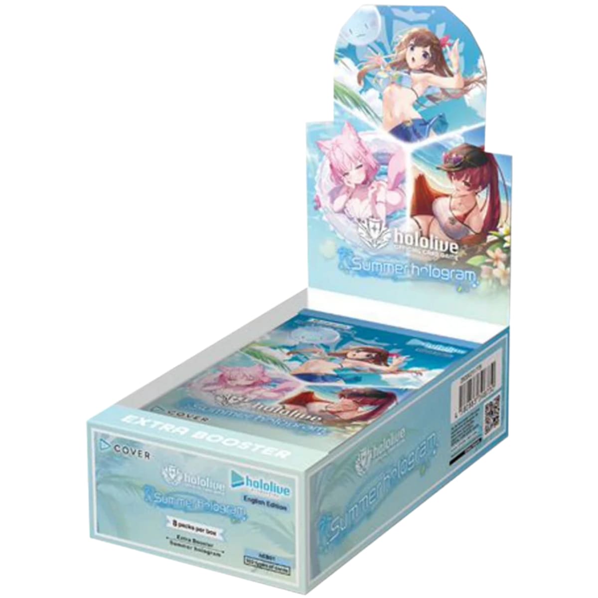 [PREVENTA] Hololive Card Game: Summer Hologram Extra Booster Display1