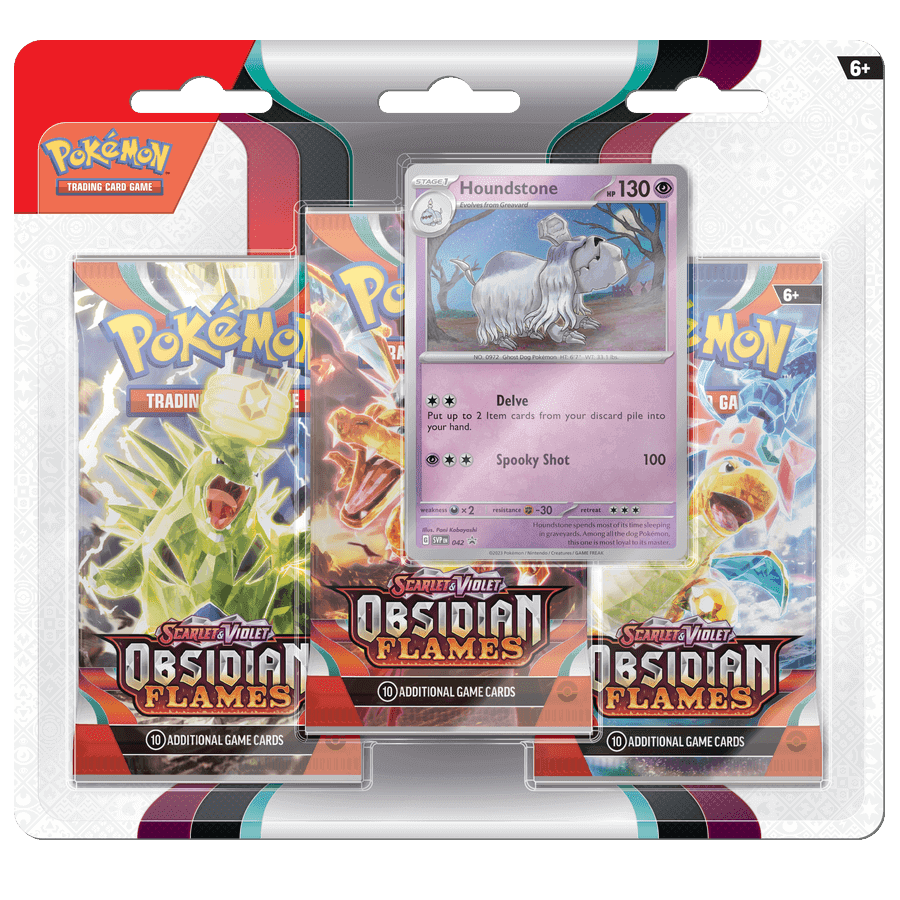 Pokémon: Obsidian Flames 3-Pack Blister2