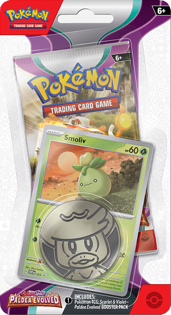 Pokémon: Paldea Evolved Checklane Blister2