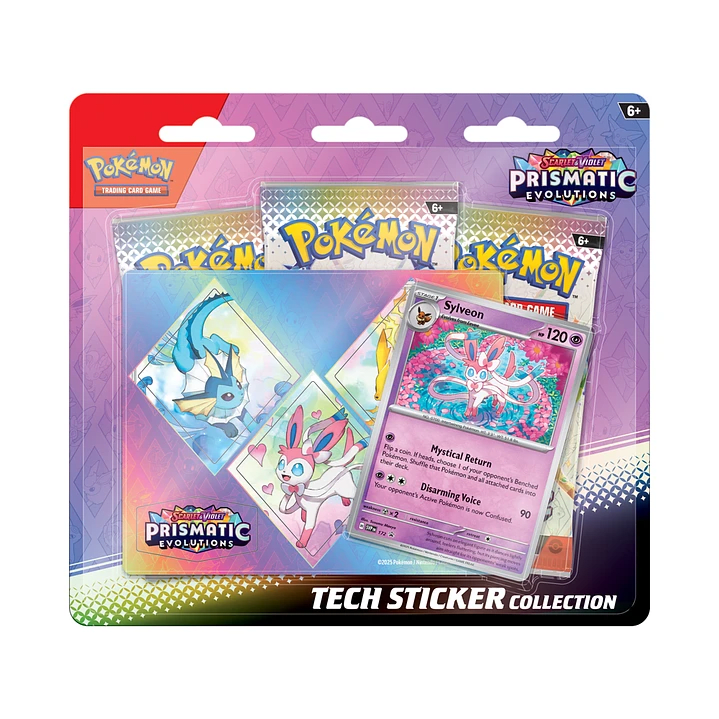 Pokémon: Prismatic Evolutions Tech Sticker Collection3