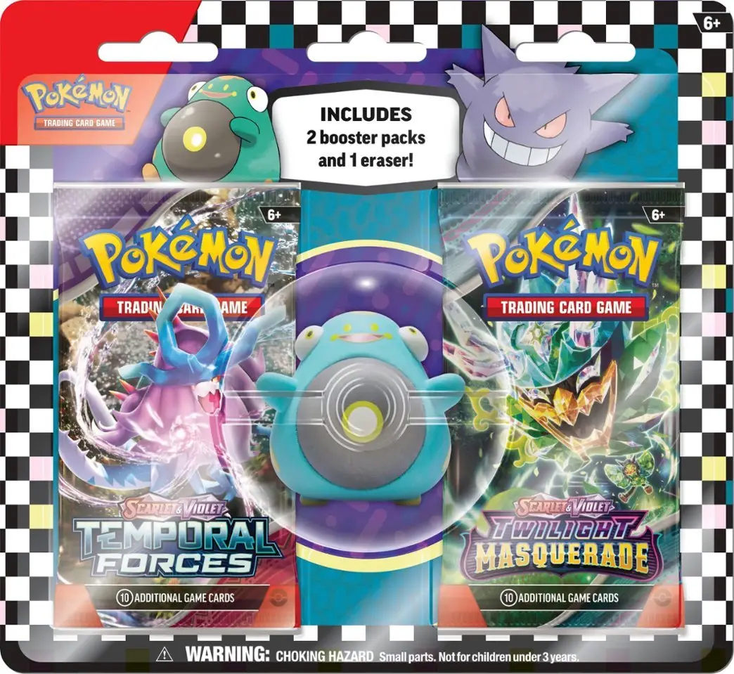 Pokémon: Back to School Eraser Blister 20242