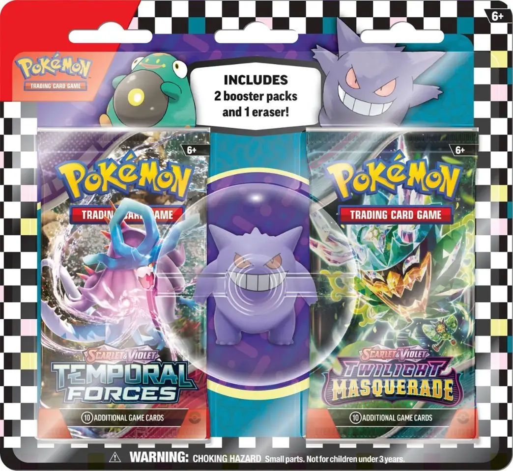 Pokémon: Back to School Eraser Blister 20243
