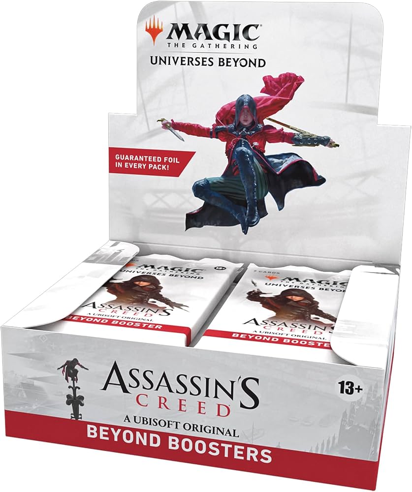 Magic the Gathering: Universe Beyond Assassin Creed Beyond Boosters Display1