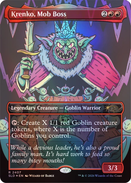 Magic the Gathering: Secret Lair - Goblin Storm Commander5