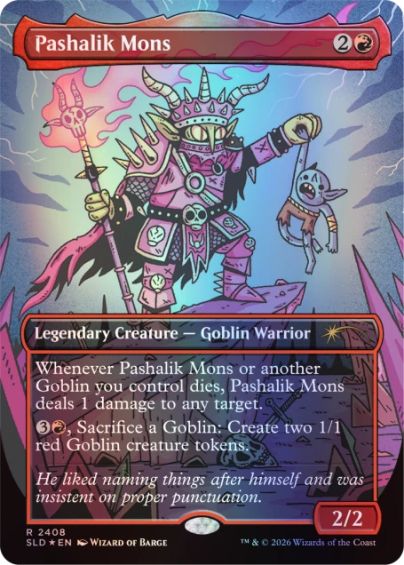 Magic the Gathering: Secret Lair - Goblin Storm Commander6
