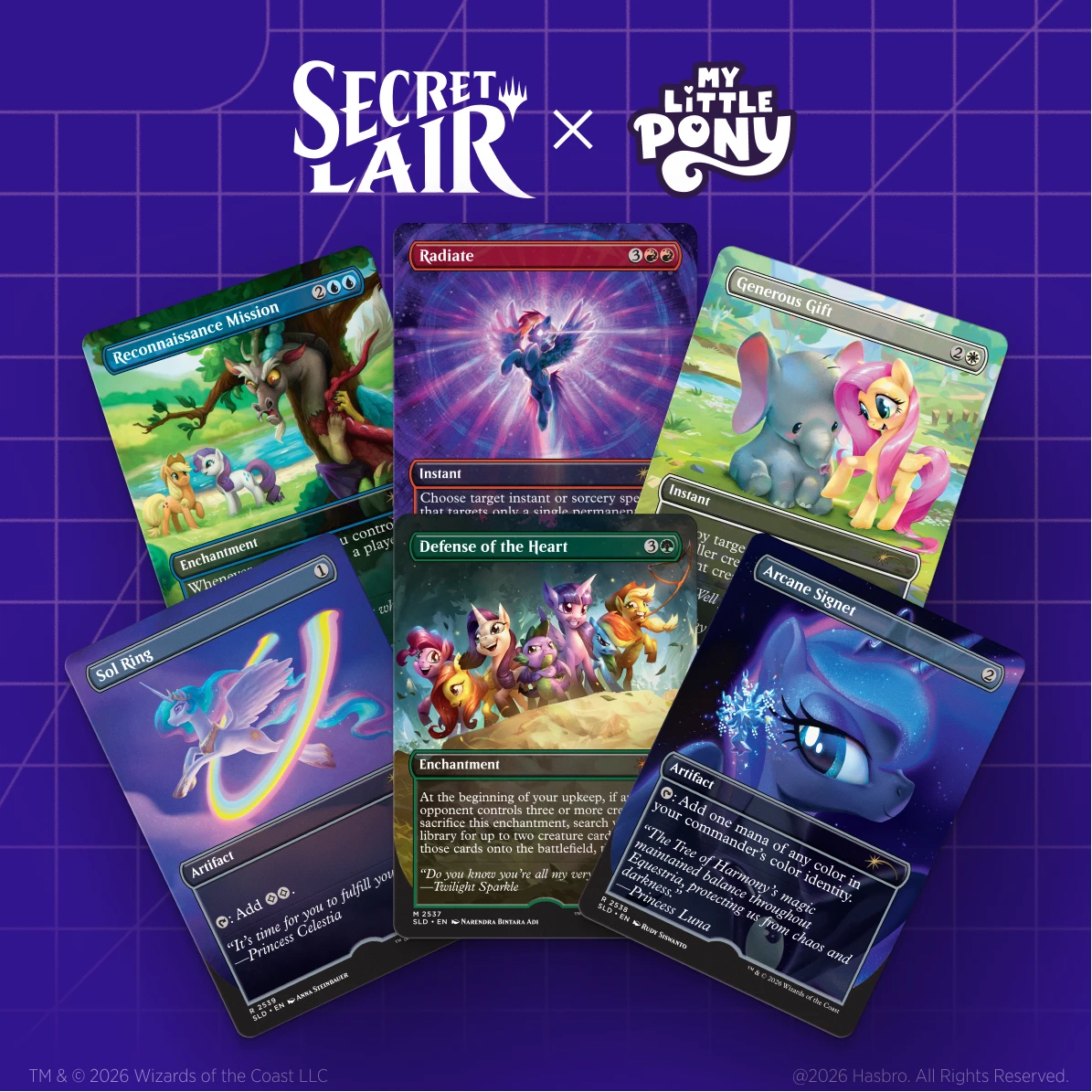 Magic the Gathering: Secret Lair - My Little Pony: Friendship is Magic1