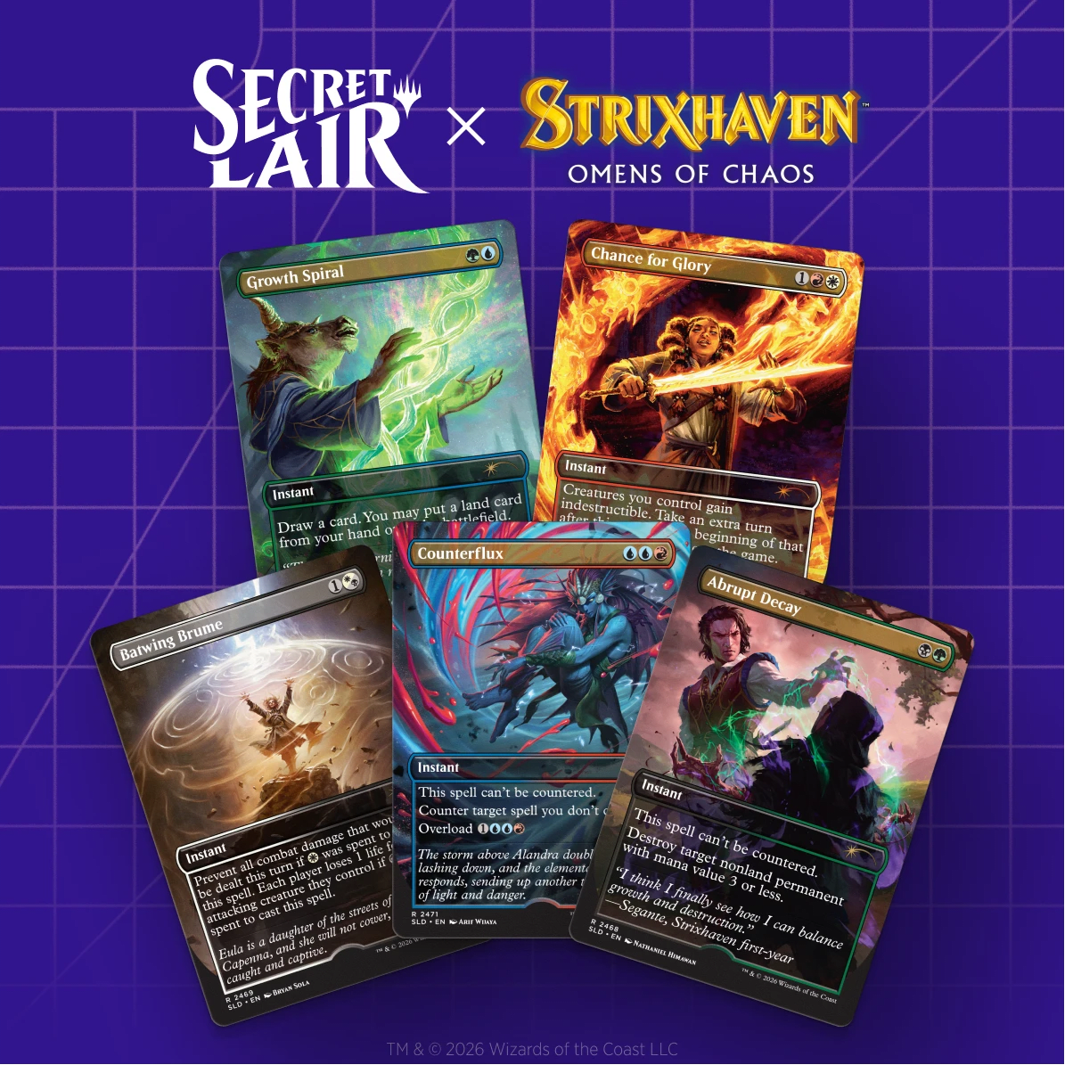 [PREVENTA] Magic the Gathering: Secret Lair - Omens of Chaos1