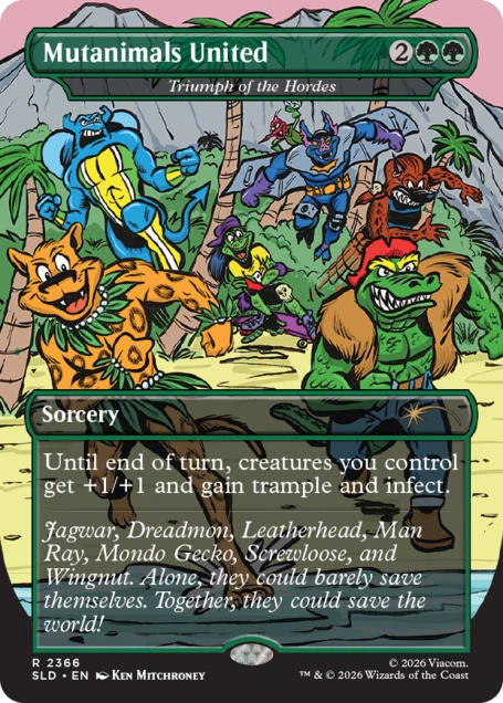 Magic the Gathering: Secret Lair - Teenage Mutant Ninja Turtles: The Mighty Mutanimals4
