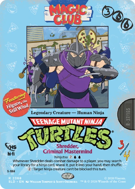 Magic the Gathering: Secret Lair - Teenage Mutant Ninja Turtles: VHS Villain5