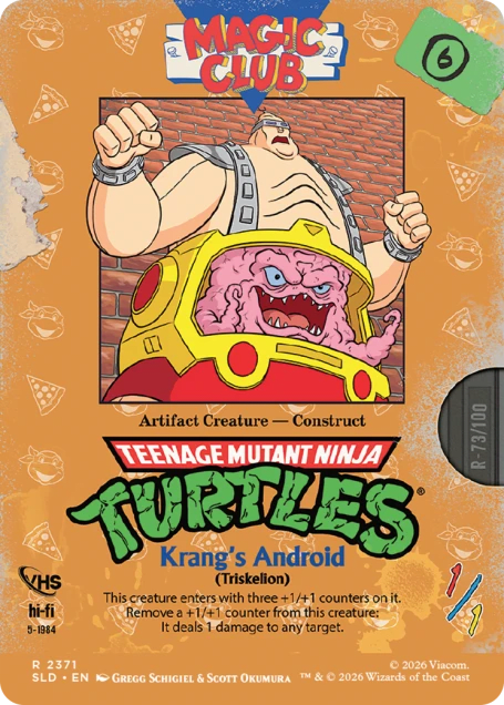 Magic the Gathering: Secret Lair - Teenage Mutant Ninja Turtles: VHS Villain6