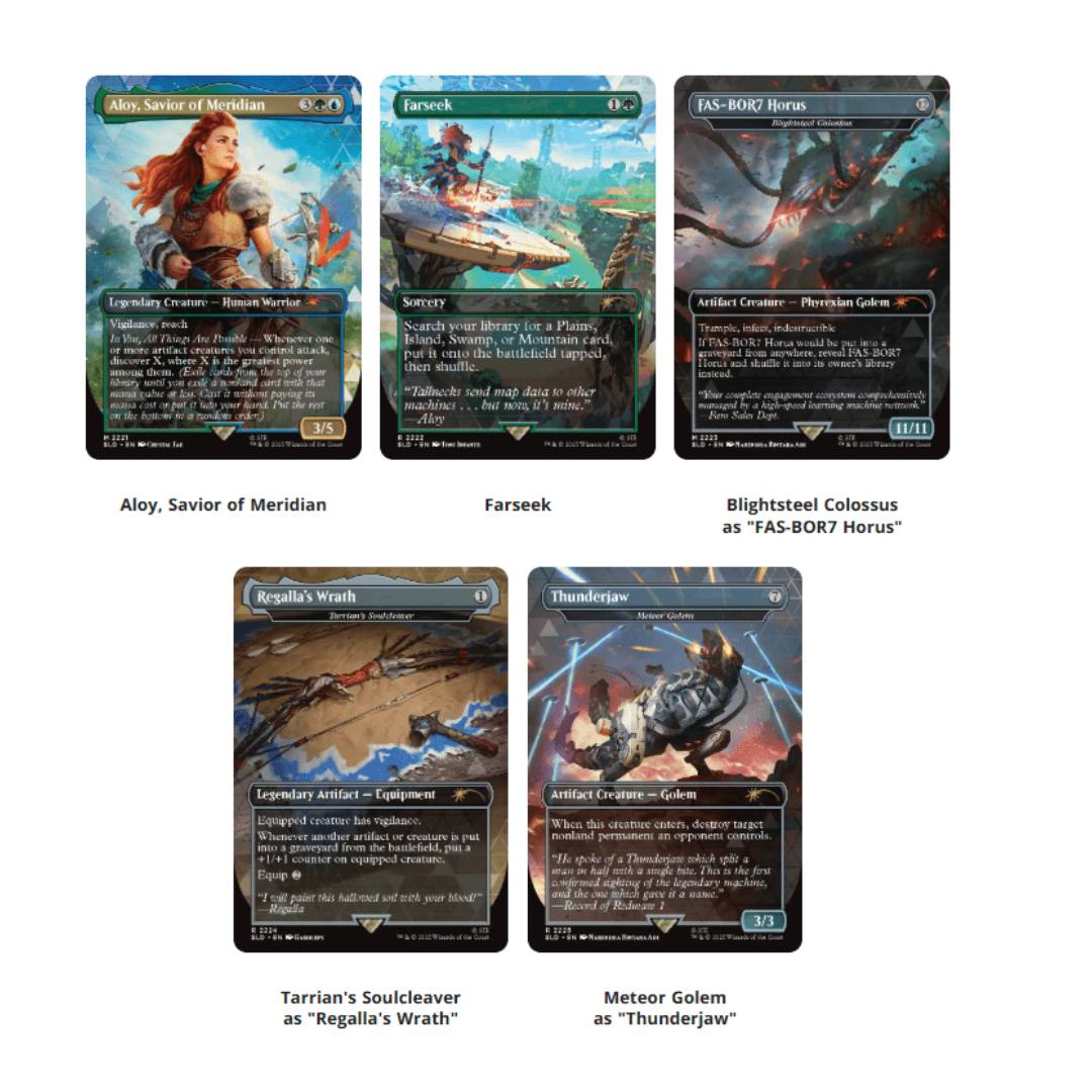 Magic the Gathering: Secret Lair - Horizon: Zero Dawn: Huntress and the Machines2
