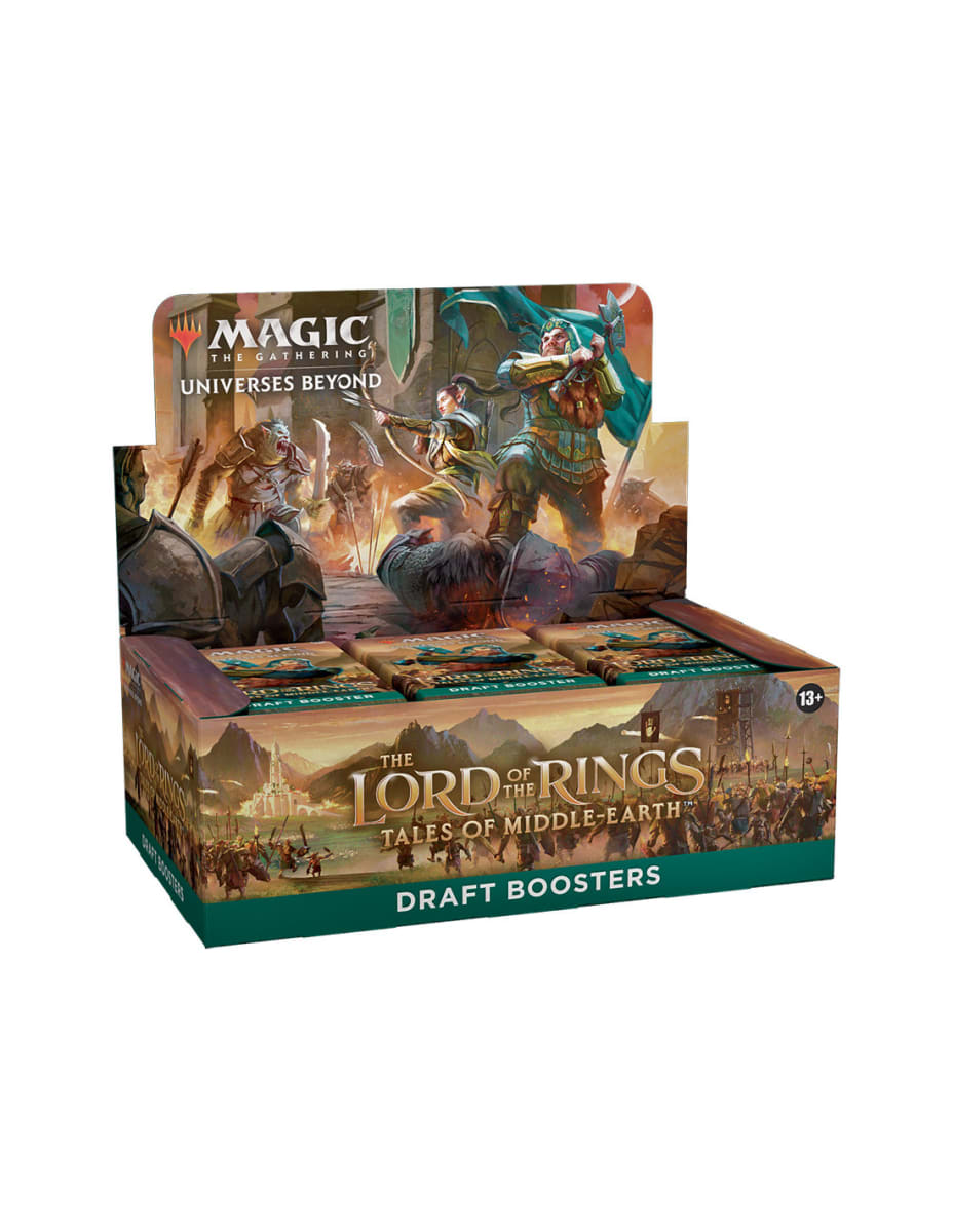 Magic the Gathering: Universes Beyond The Lord of the Rings Tales of Middle-Earth Draft Booster Dis1