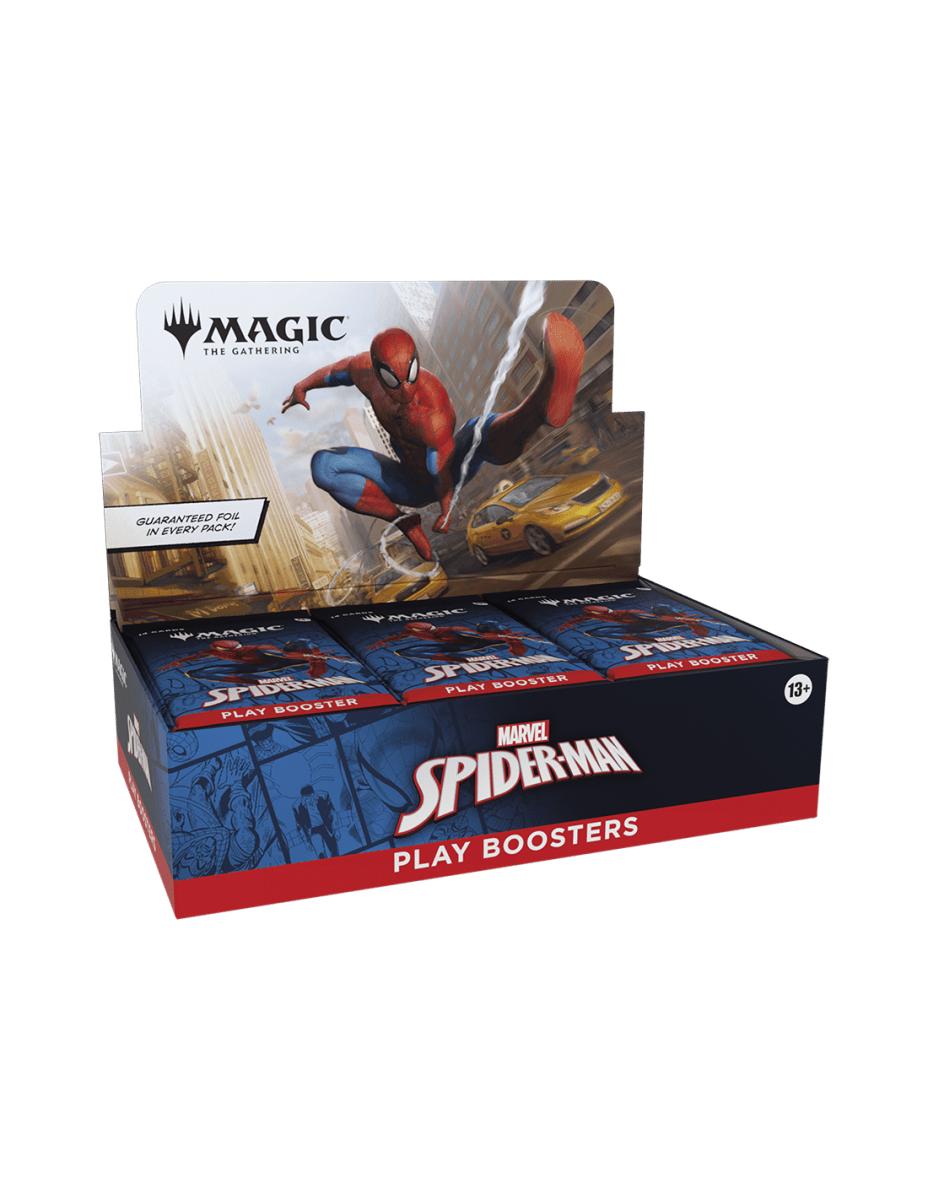 Magic the Gathering: Universes Beyond  Marvel Spider-Man Play Booster Display INGLÉS1