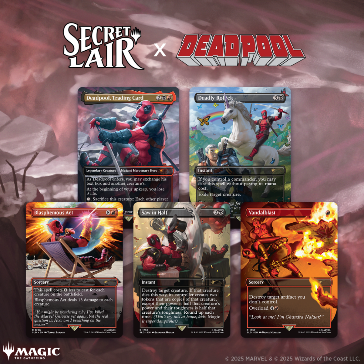 Magic the Gathering: Secret Lair x Marvel2