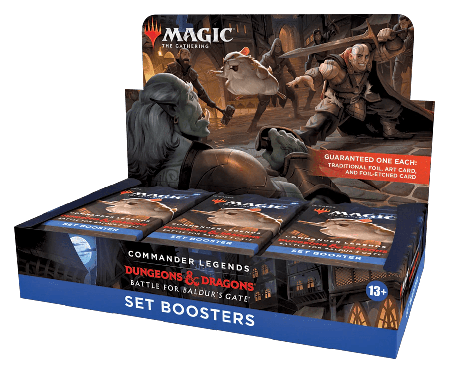 Magic the Gathering: Commander Legends Dungeons & Dragons Battle for Baldur's Gate Set Booster Disp1