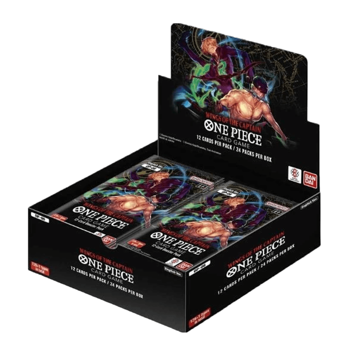 One Piece Card Game: OP06 Wings of the Captain Booster Display1