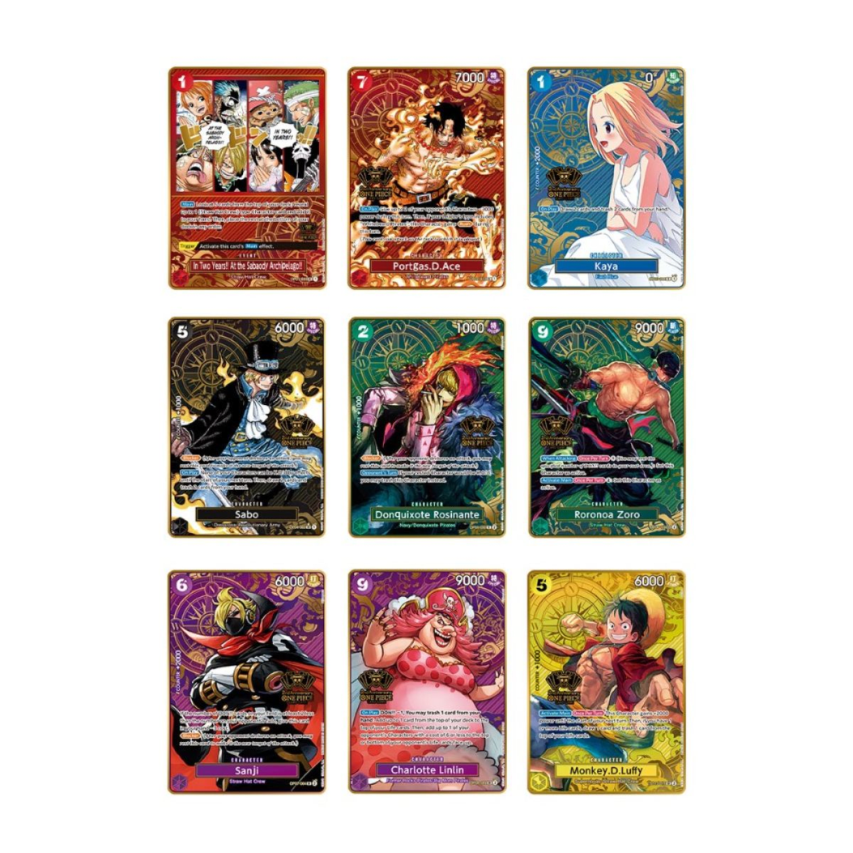 One Piece Card Game: Japanese 2nd Anniversary Set1
