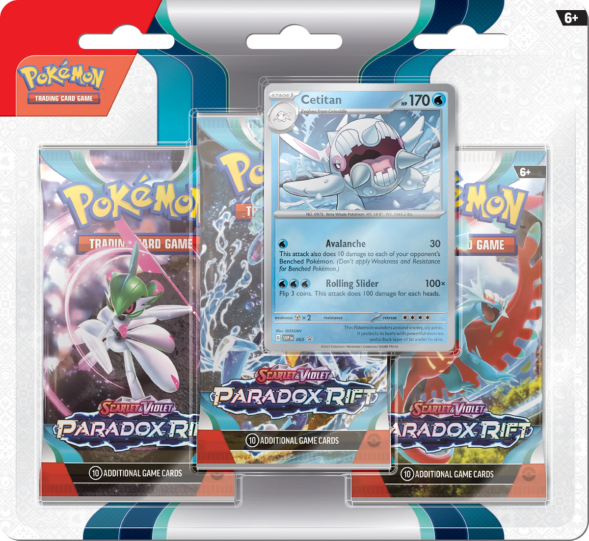 Pokémon: Paradox Rift 3-Pack Blister1