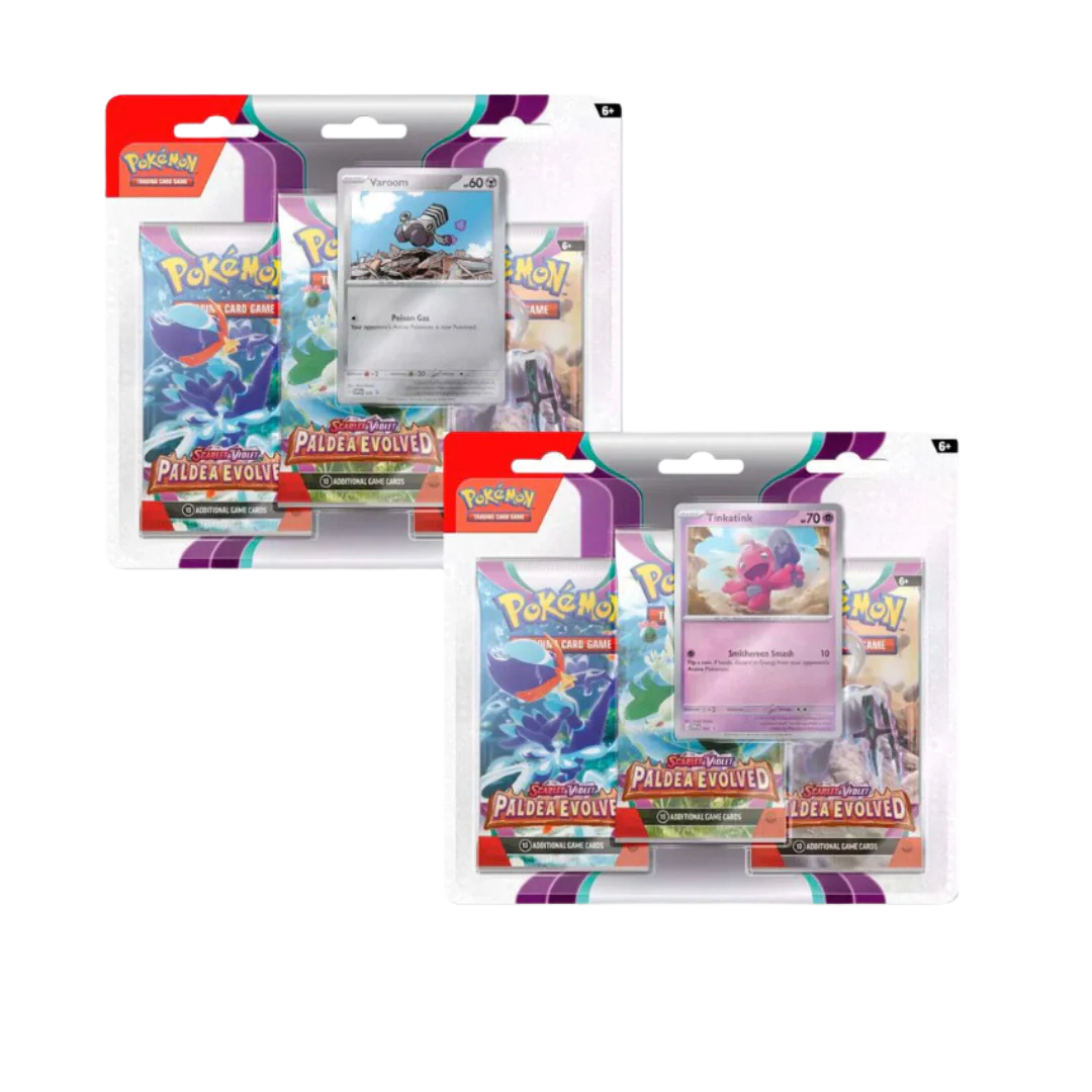 Pokémon: Paldea Evolved 3-Pack Blister1