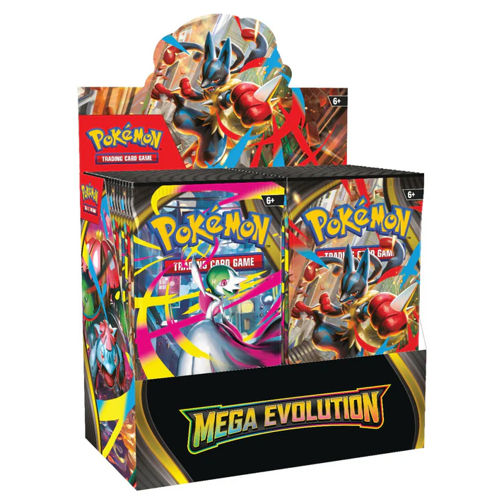 Pokémon: Mega Evolution Booster Display Inglés1