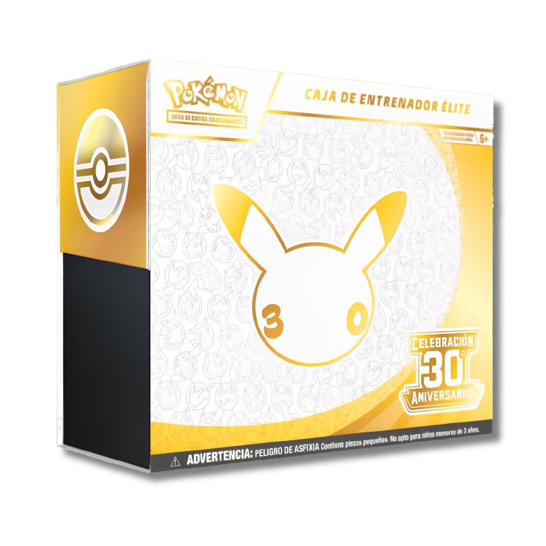 [PREVENTA] Pokémon JCC: Caja de Entrenador Élite de Celebración 30.º Aniversario1