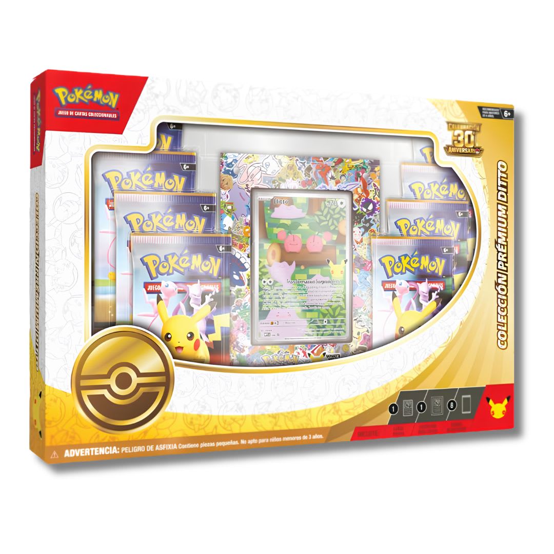 [PREVENTA] Pokémon JCC: Colección Prémium Ditto de Celebración 30.º Aniversario1