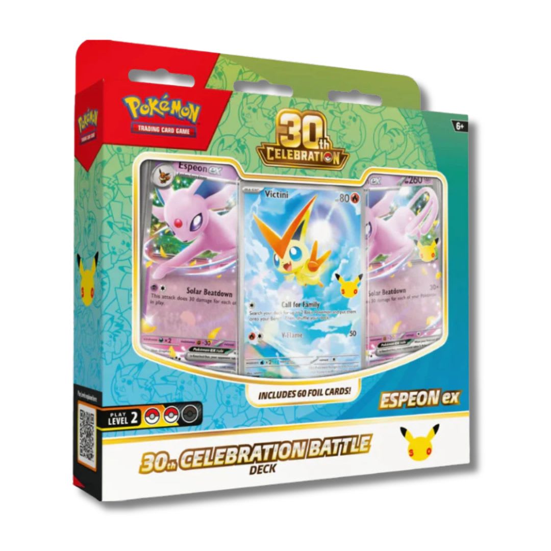 [PREVENTA] Pokémon TCG: 30th Celebration Battle Deck—Espeon ex & Umbreon ex2