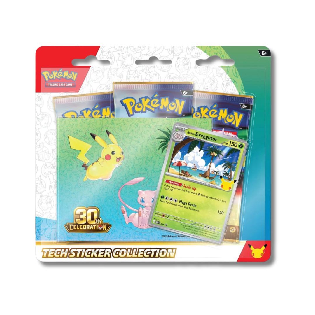 [PREVENTA] Pokémon TCG: 30th Celebration Tech Sticker Collection2
