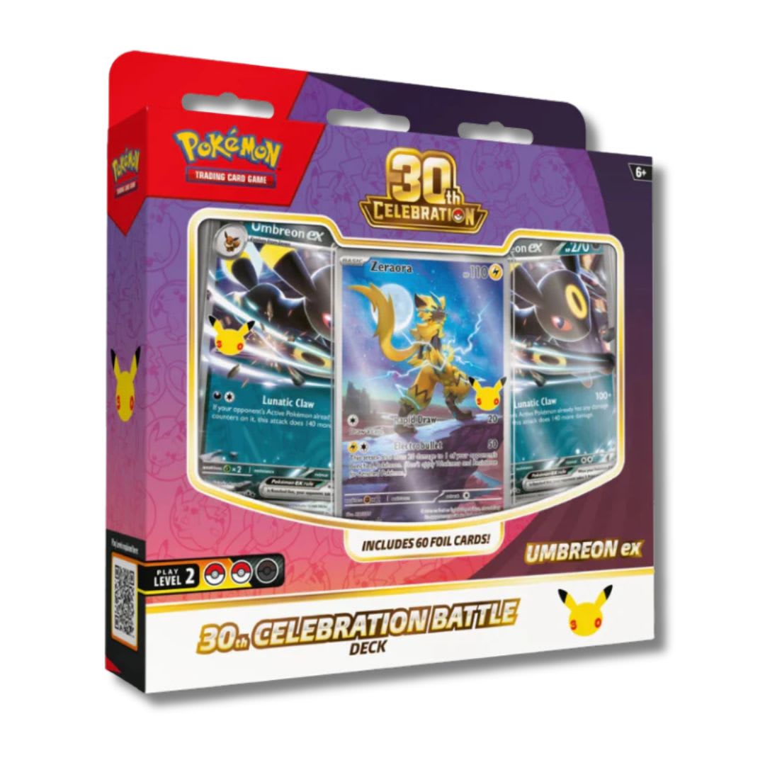 [PREVENTA] Pokémon TCG: 30th Celebration Battle Deck—Espeon ex & Umbreon ex3