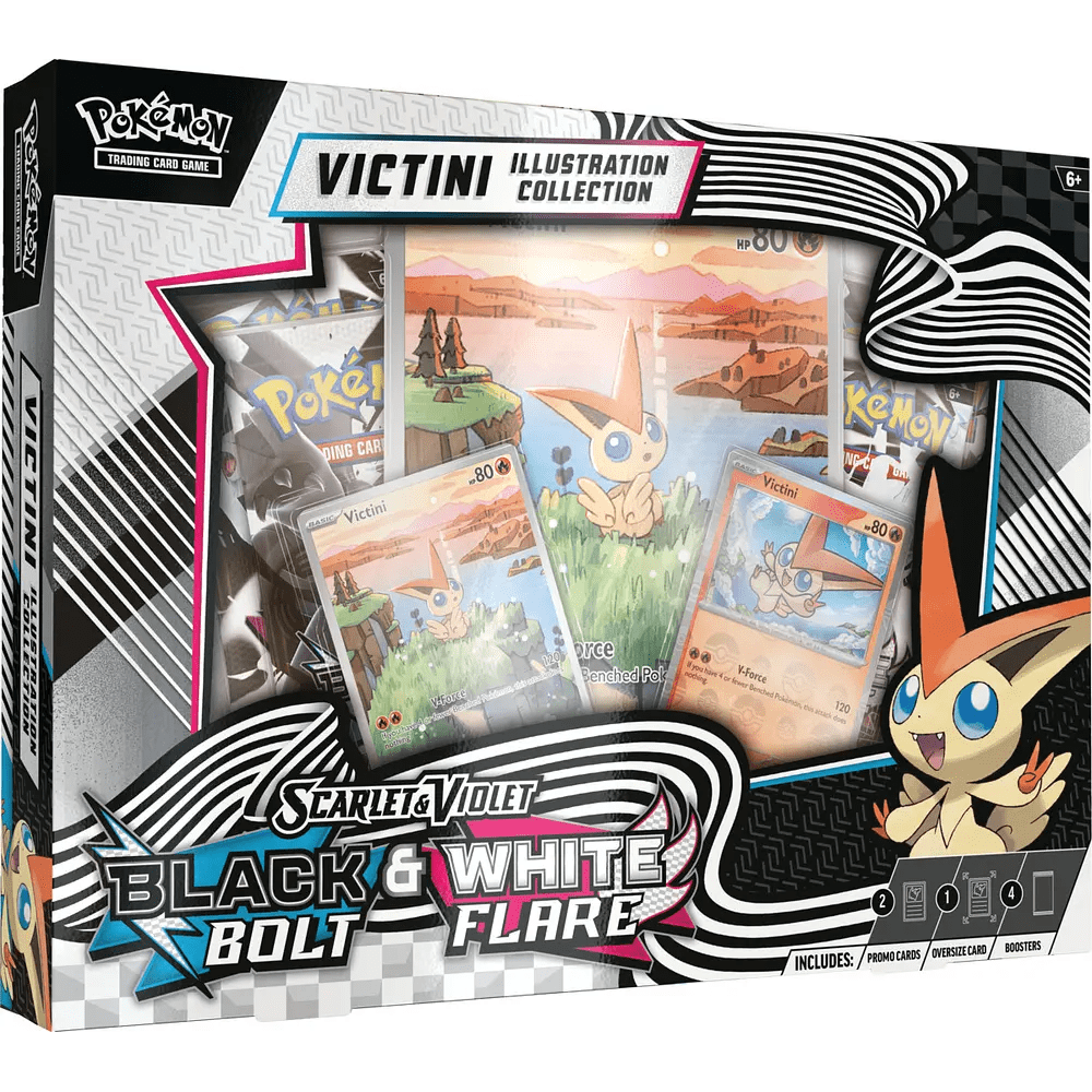 Pokémon: Black Bolt/White Flare Unova Victini Illustration Collection1