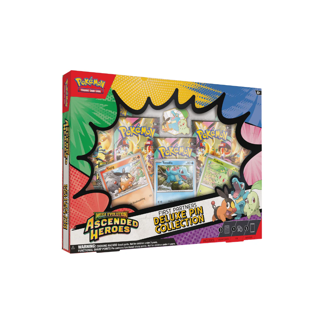Pokémon: Ascended Heroes First Partners Deluxe Pin Collection1