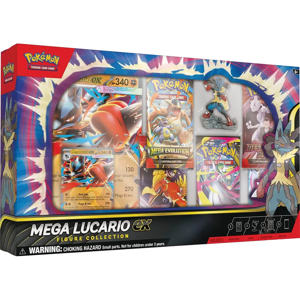 Pokémon: Mega Lucario ex Figure Collection1