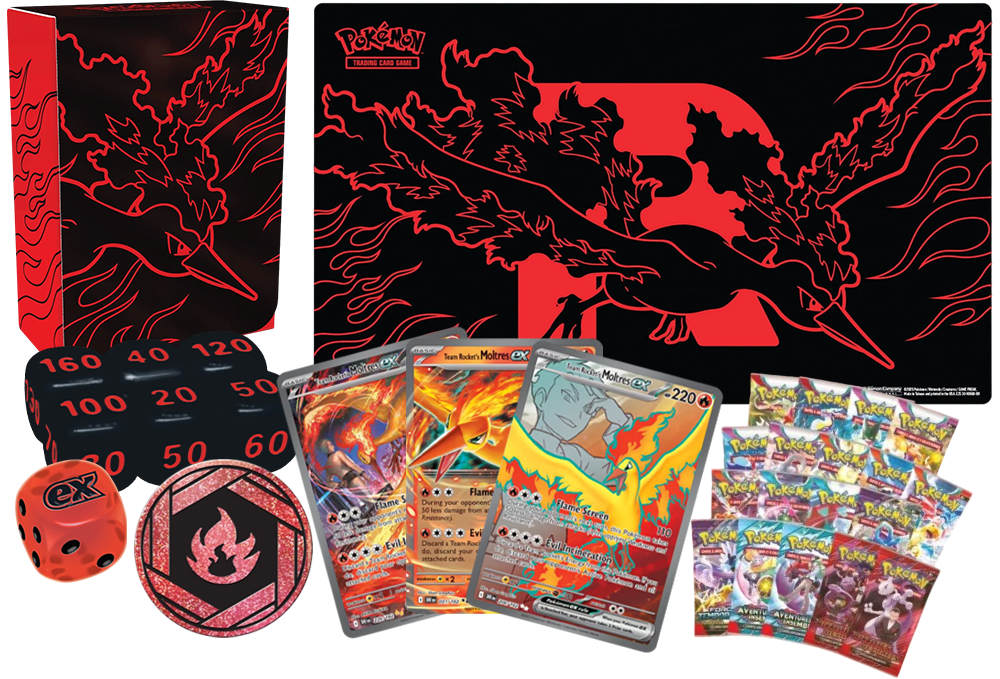 Pokémon: Team Rocket's Moltres ex Ultra Premium Collection2