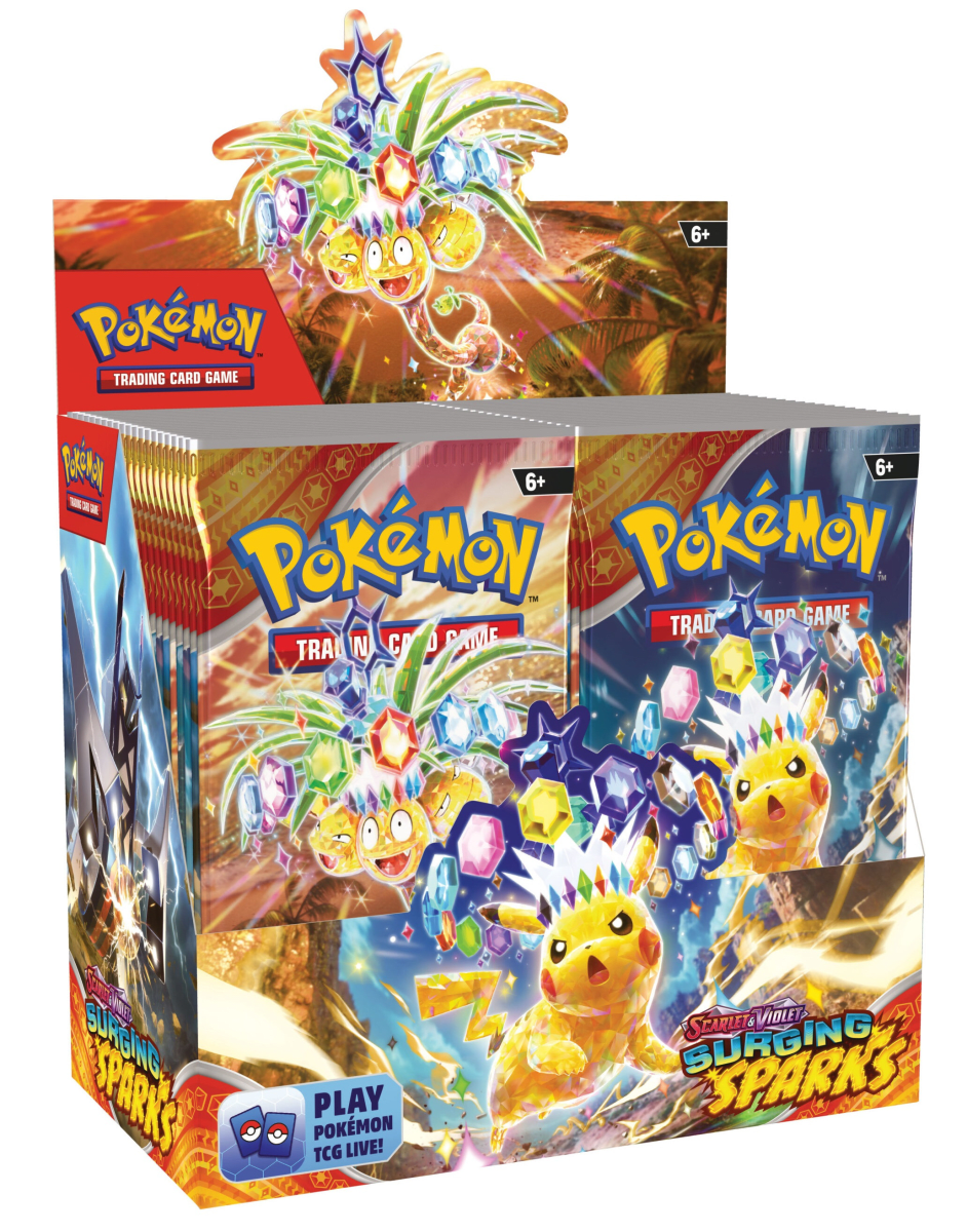 Pokémon: Surging Sparks Booster Display (Inglés)1