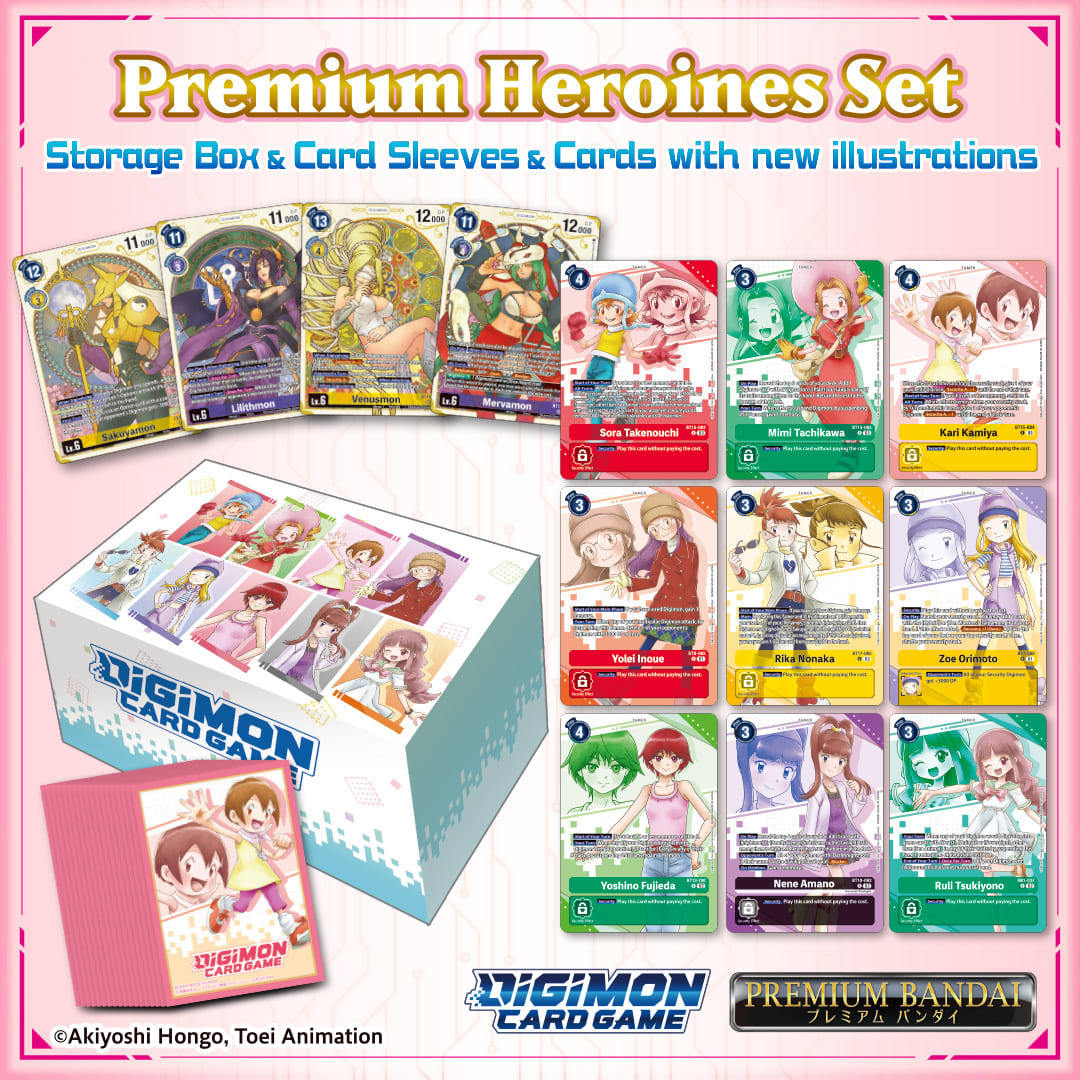 Digimon Card Game: PB18 Premium Heroine Set1