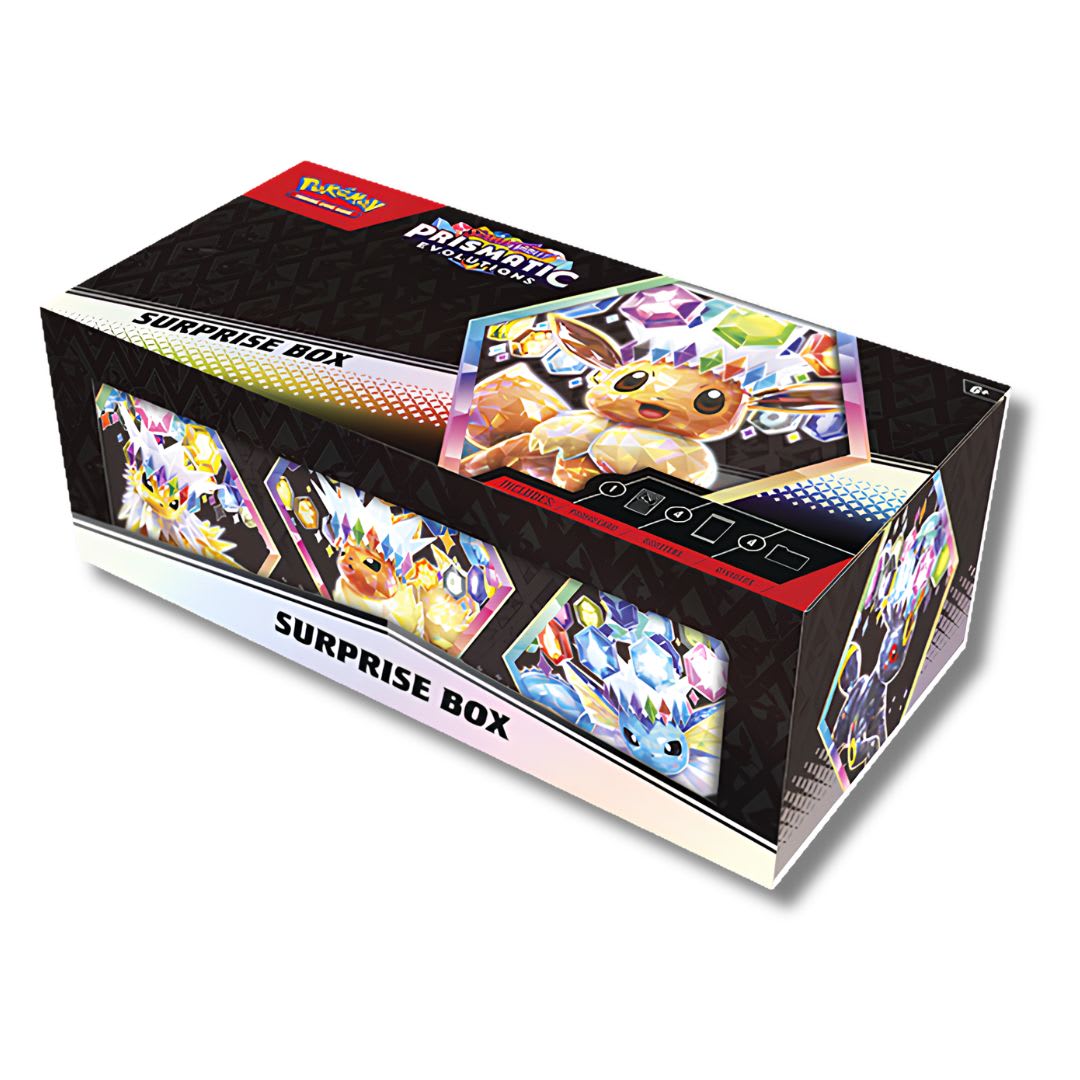 Pokémon: Prismatic Evolutions Surprise Box Collection1