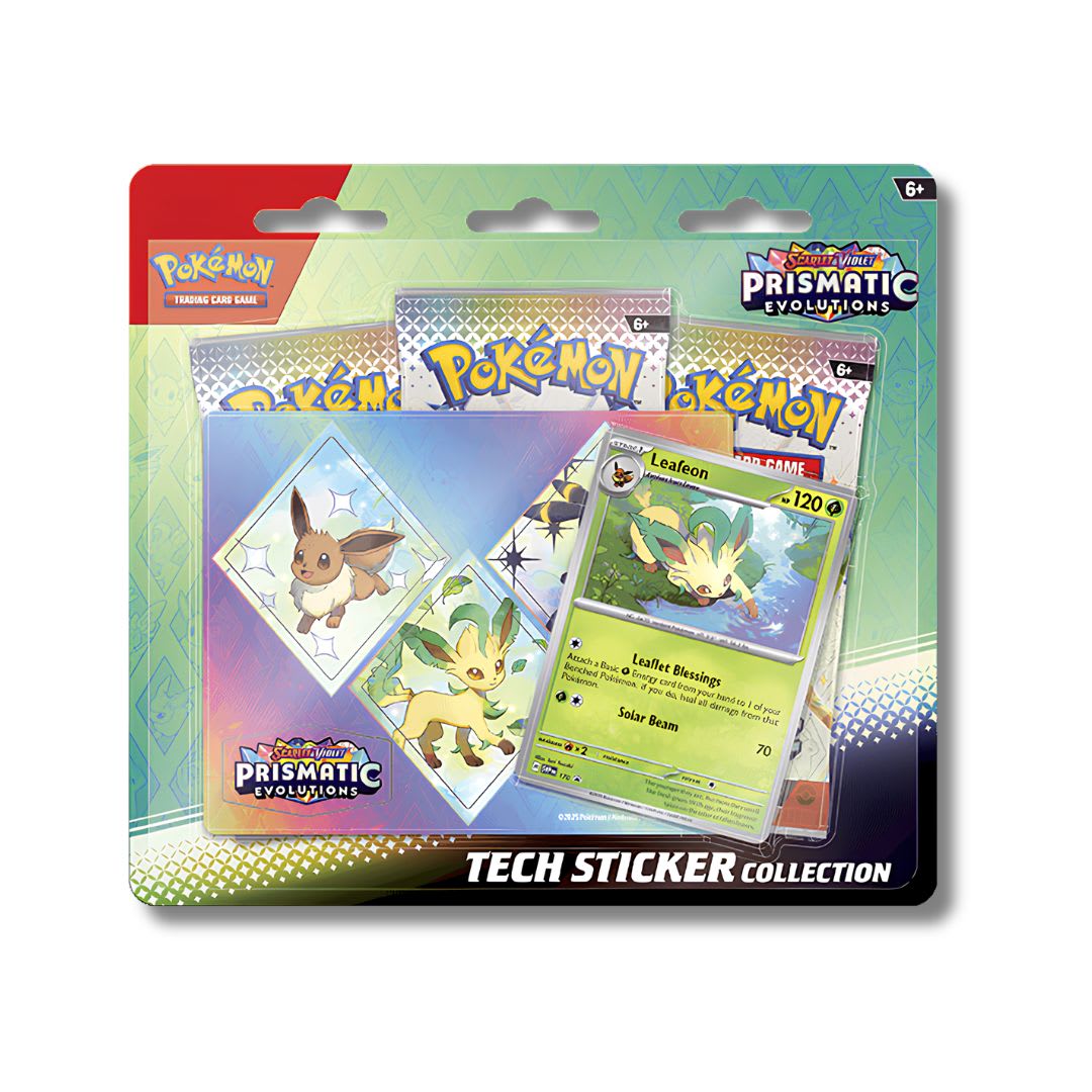 Pokémon: Prismatic Evolutions Tech Sticker Collection1