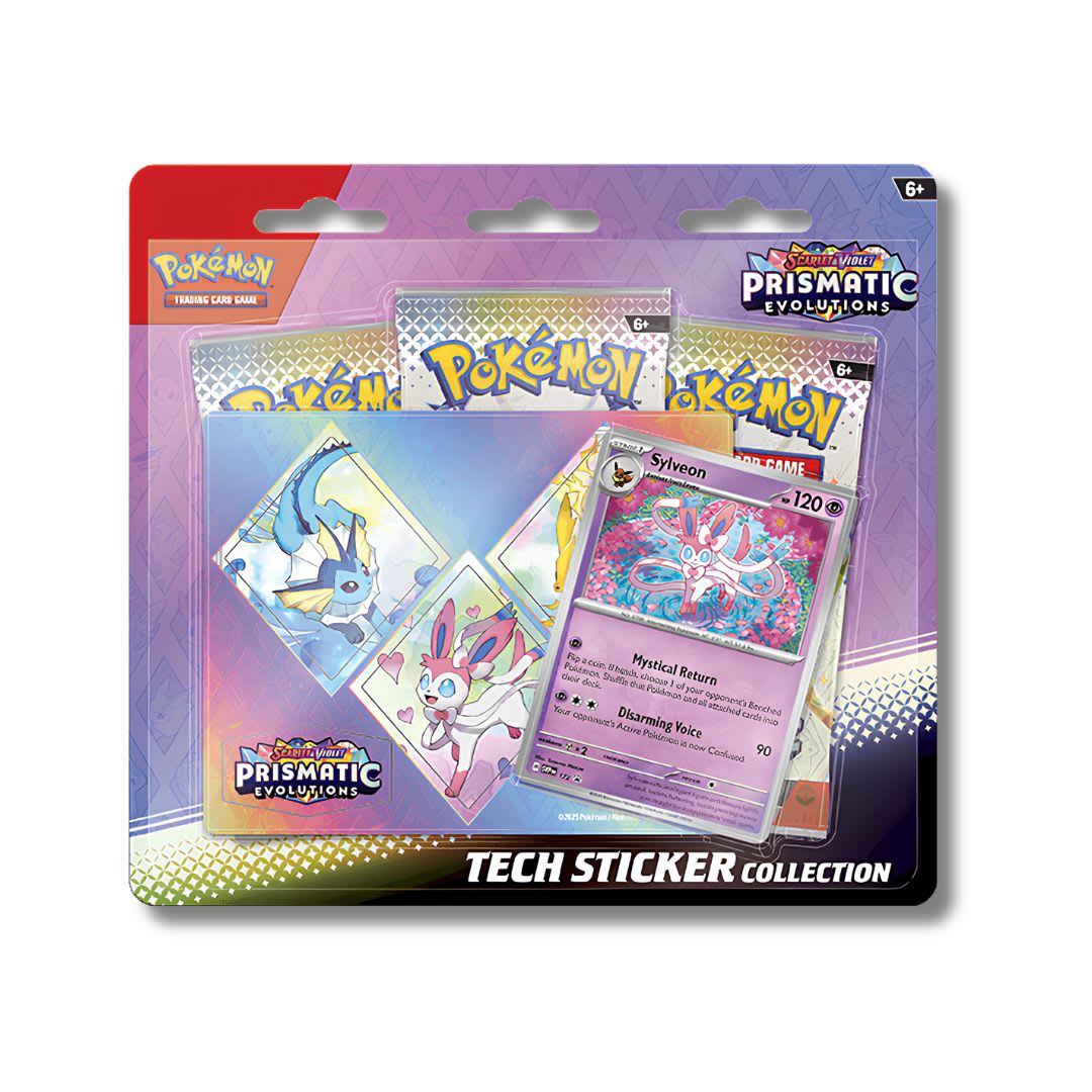 Pokémon: Prismatic Evolutions Tech Sticker Collection2