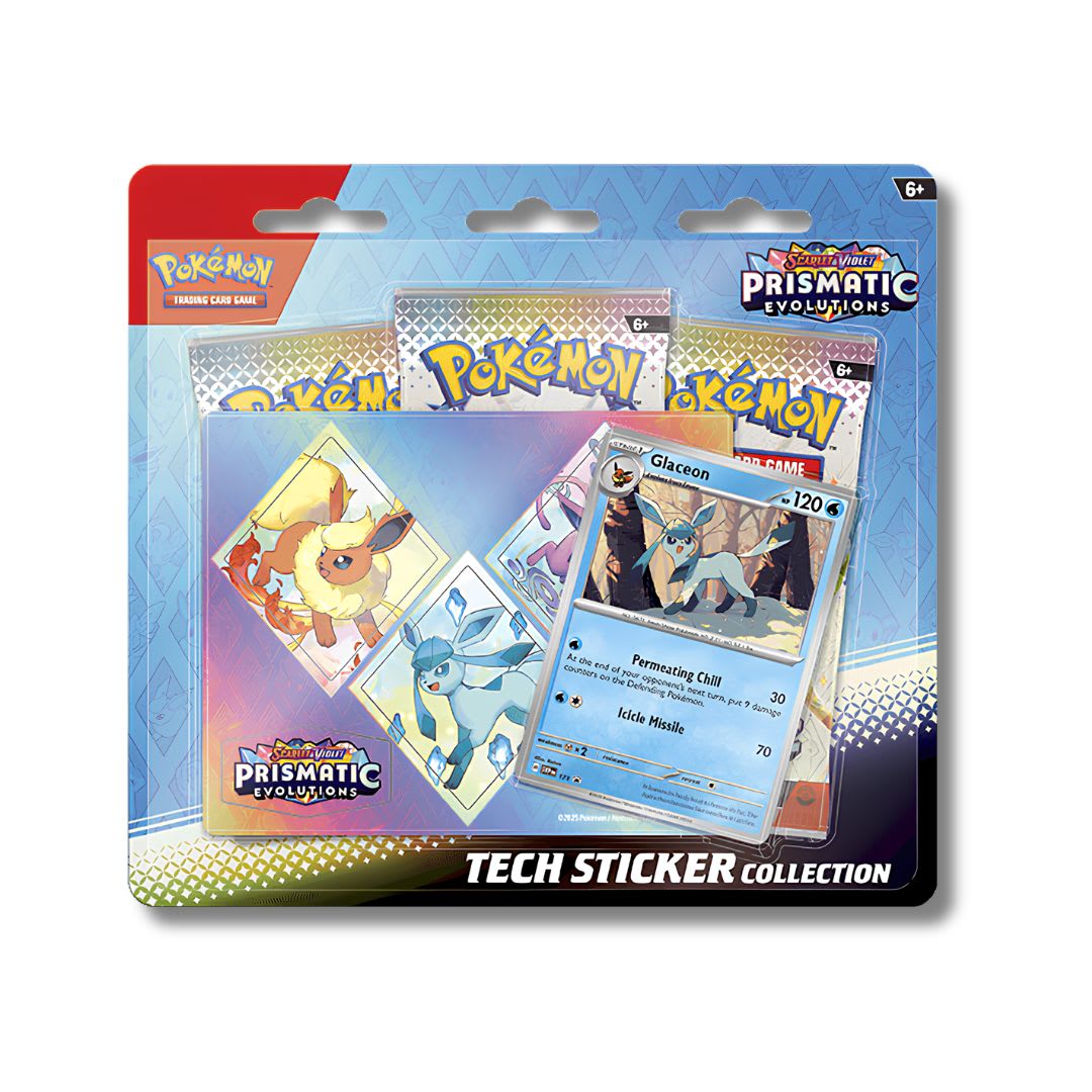 Pokémon: Prismatic Evolutions Tech Sticker Collection3