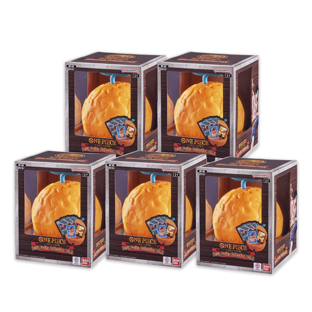 [COMBO] 5x One Piece Card Game: Devil's Fruit Collection Vol. 2 Mera-Mera no Mi1