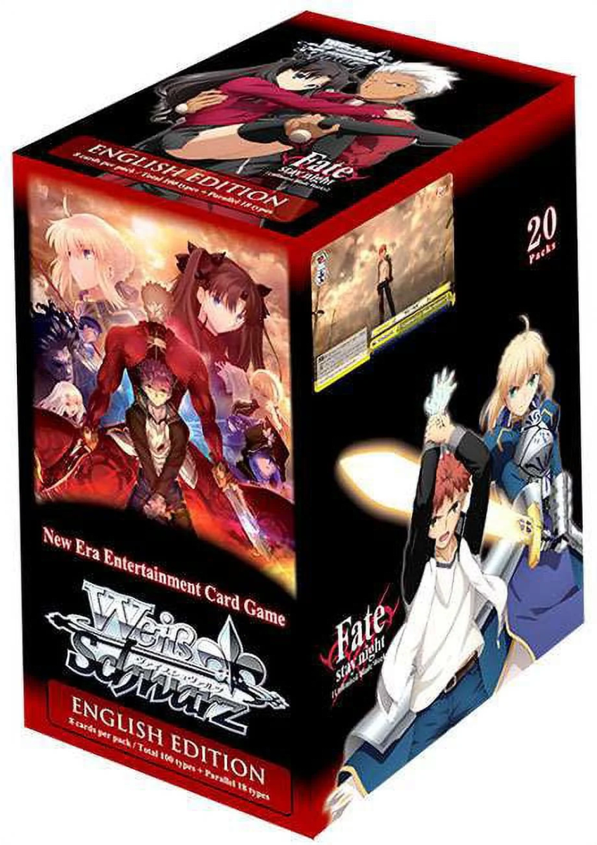 Weiss Schwarz Fate Stay Night - Unlimited Blade Works Booster Display1