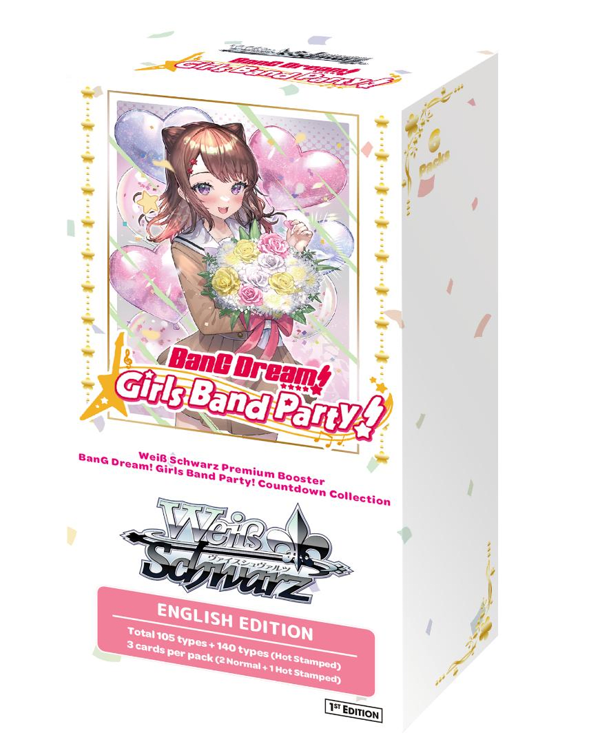 Weiss Schwarz: Bang Dream! Girls Band Party! Countdown Collection Premium Boosters Display1