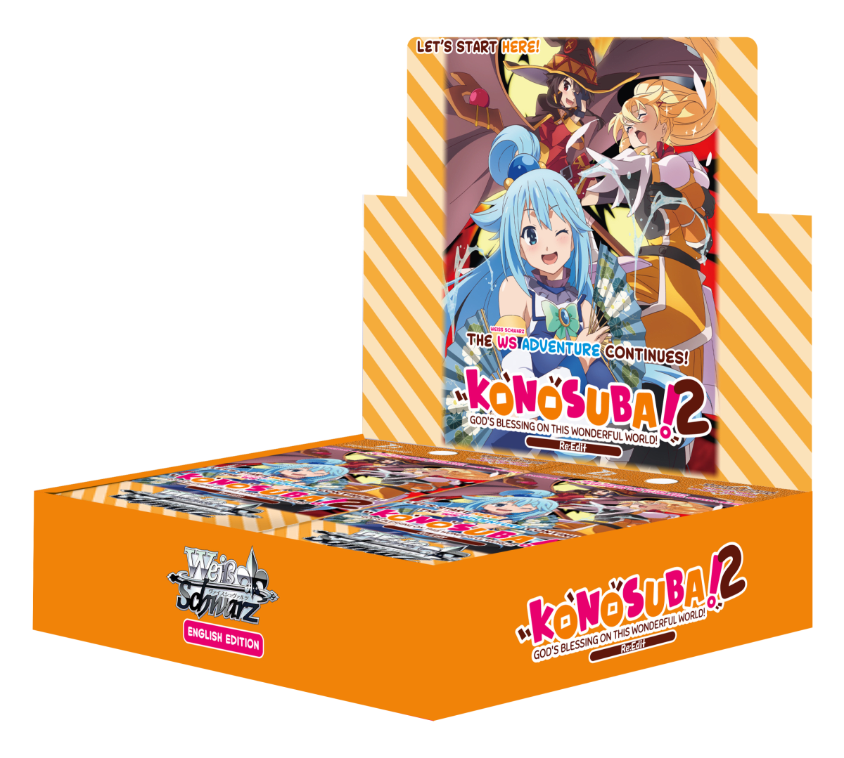 Weiss Schwarz: Konosuba! God’s Blessing on this Wonderful World! Re:Edit Booster Display1