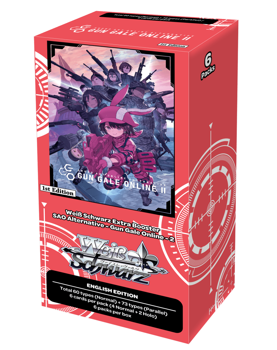 Weiss Schwarz: SAO Alternative Gun Gale Online 2 Extra Booster Display1